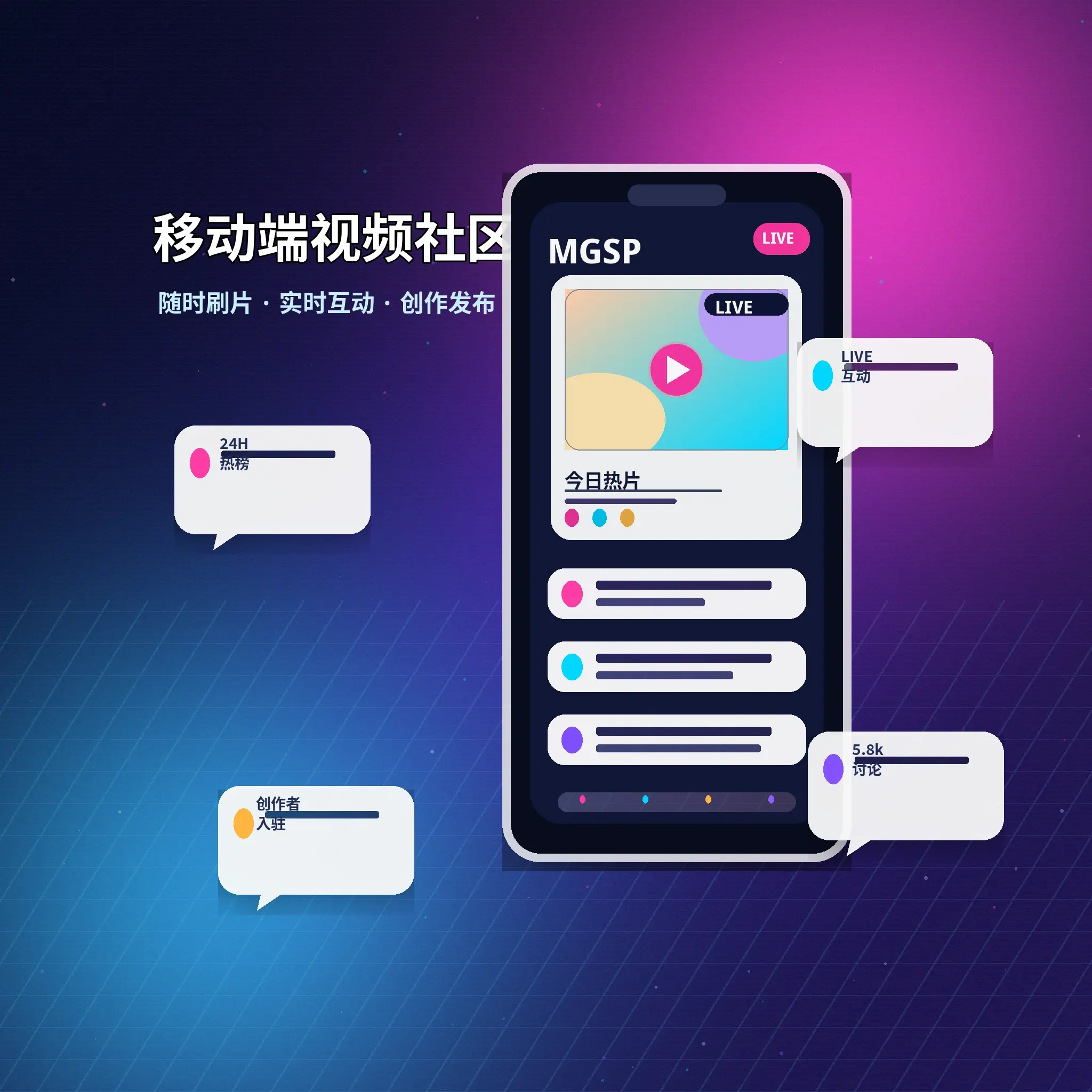 蘑菇视频影视传媒与创作者社区服务